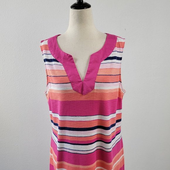 TOMMY BAHAMA bold & bolder shift mini dress Sz M - Picture 2 of 7